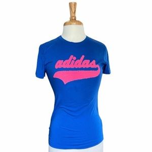 Adidas Bright Blue Tee Shirt
